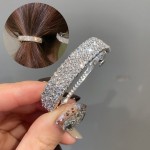 Accesoriu pentru decor par TRD046ii Argintiu cu cristale Luxury Accesoriu pentru decor par TRD046ii Argintiu cu cristale Luxury